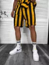 Compleu de vara camasa cu imprimeu + pantaloni galben 13276 79